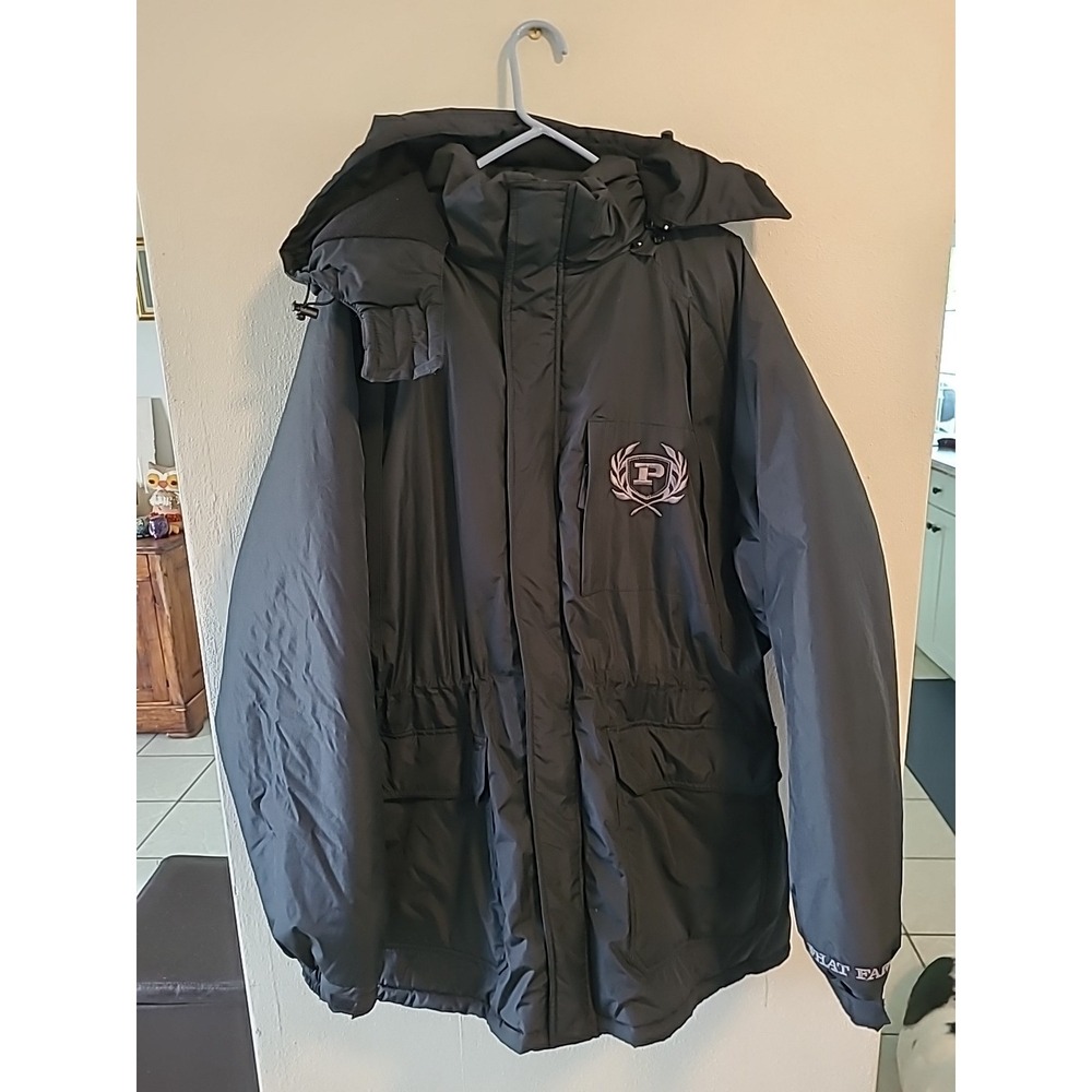 Phat Farm Classics Puffer Jacket Full-Zip Insulated Lined 2X Black Big & Tall